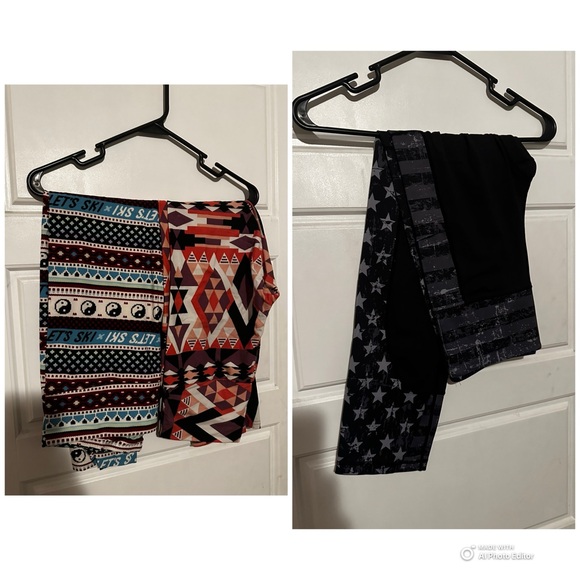 Patterned Leggings - Picture 1 of 5